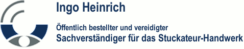 Ingo Heinrich Sachverständiger für das Stuckateur-Handwerk